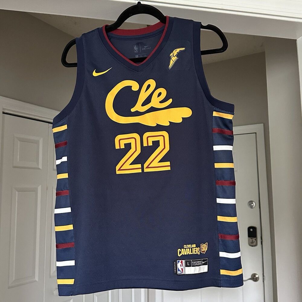 Nike 2019 Cleveland Cavaliers City Edition Swingman Jersey Sz L 22 Nance Jr.